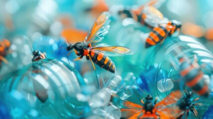 Genetic engineering creates insects that can biodegrade plastics