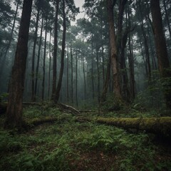 Obraz premium Analyze the impact of deforestation on the clairvoyant abilities of forest-dwelling animals.