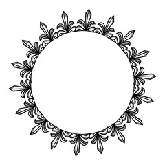 Classic vintage design with black circle frame. Perfect for photos, icons, logos, banners, greeting cards, websites, advertisements