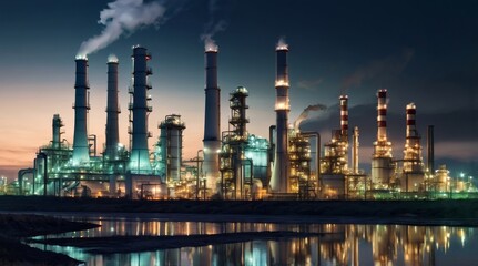 Future factory plant and energy industry