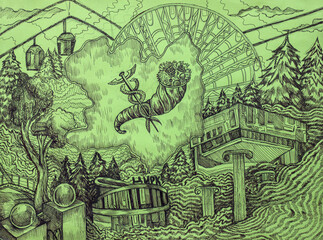 The most interesting places of Kharkiv © helen13