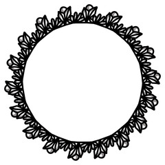 Classic vintage design with black circle frame. Perfect for photos, icons, logos, banners, greeting cards, websites, advertisements