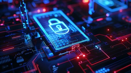 Cyber Security - A Digital Lock on Circuit Board