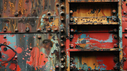 Paint that is sprayed onto a surface and then heated to form a hard, durable finish.