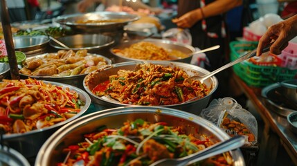 Fototapeta premium Bangkok Local Food, A Culinary Exploration