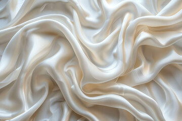 Obraz premium Abstract Draped Silk Fabric Background