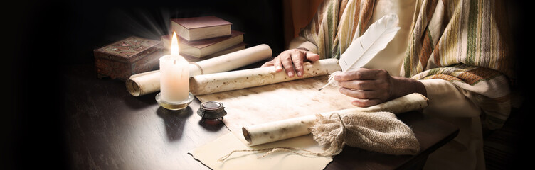 Ancient writer write the book
