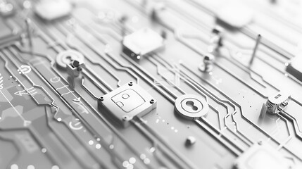 Fototapeta premium Circuit Board Close Up