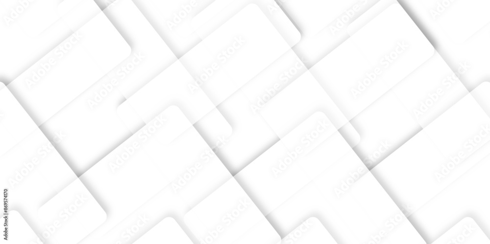 Poster abstract modern white and gray pattern geometric luxury gradient line background random square shape