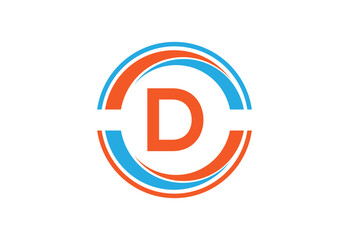 Intel D monogram with a circle