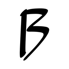 Graffiti tagging alphabet and number