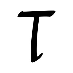 Graffiti tagging alphabet and number