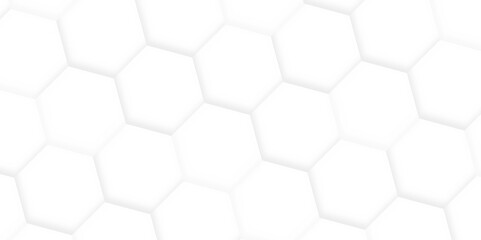 3d hexagonal structure futuristic white background and embossed hexagon abstract with hexagon background. honeycomb hexagonal background. Hexagon shape, white, shiny black. hexagon pattern shape.