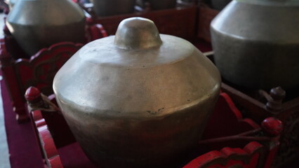 Gamelan music instruments usually played by Sundanese, Javanese and Balinese