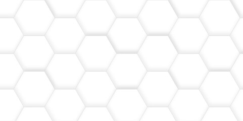 3d hexagonal structure futuristic white background and embossed hexagon abstract with hexagon background. honeycomb hexagonal background. Hexagon shape, white, shiny black. hexagon pattern shape.
