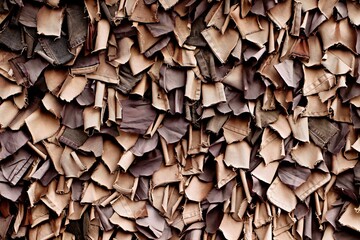 Background, texture of a panel sewn from small pieces of fabric cut from old jeans