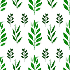 seamless floral and flower pattern for gift wrapper, colorable