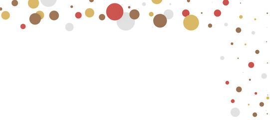 Multicolor confetti abstract background with a lot of falling pieces, isolated on a white background. Festive decorative tinsel element for design