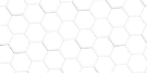 3d hexagonal structure futuristic white background and embossed hexagon abstract with hexagon background. honeycomb hexagonal background. Hexagon shape, white, shiny black. hexagon pattern shape.