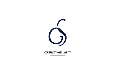 GS, SG, G, S abstract letters logo monogram