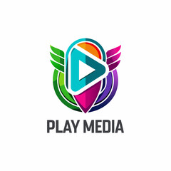 play media logo for company