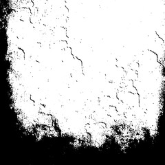 Grunge border vector texture background. Abstract frame overlay. Dirty and damaged backdrop.