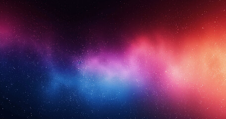Obraz premium Vibrant dark grainy gradient background with blue magenta pink purple black banner poster cover abstract design