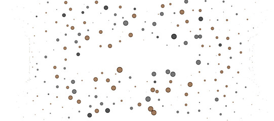 Glittering Spectacle: Captivating 3D Illustration of Glittery gold Confetti