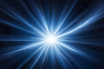 Fototapeta premium Ethereal Light Beams in Starry Sky Background for a Mystical and Celestial Theme