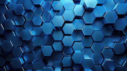 Hexagons pattern. Geometric abstract background with simple hexagonal elements. Medical, technology or science design