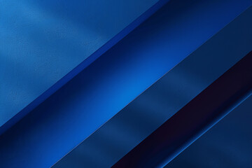 Obraz premium Blue Abstract Modern Geometric Background High Resolution Volumetric Lighting Diagonal Shapes 3D Effects Metallic Sheen
