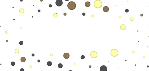 gold  Shower: Dynamic 3D Illustration of Dancing gold Confetti