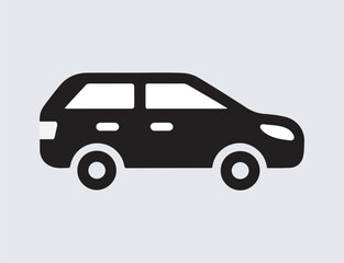 Car vector art icon design.