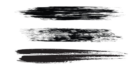 Vector black isolated texture in grunge style with splashes. Black and white monochrome se