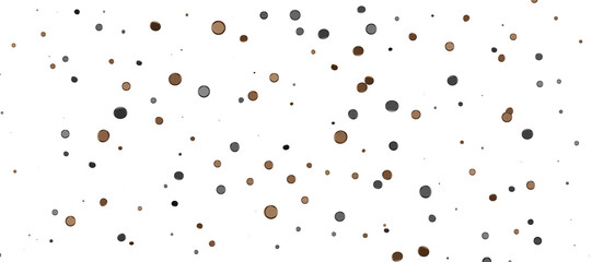 Glittering Spectacle: Captivating 3D Illustration of Glittery gold Confetti