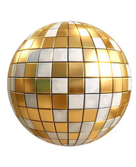 Christmas gold discoball.  