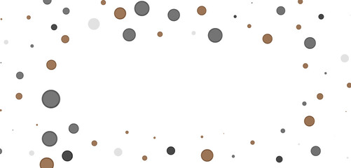  Colorful confetti on white background