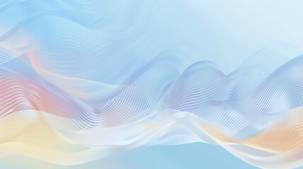 Soft Pastel Abstract Wave Background