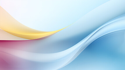 Fototapeta premium Light colored gradient wave flowing texture abstract background
