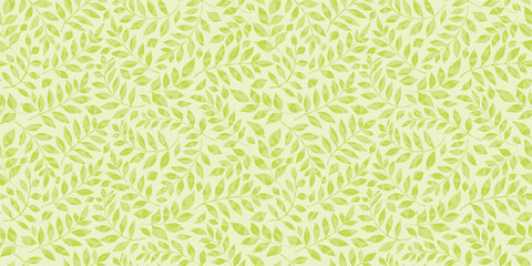 Botanical illustration background. Seamless pattern.Vector. 有機的なイラストパターン