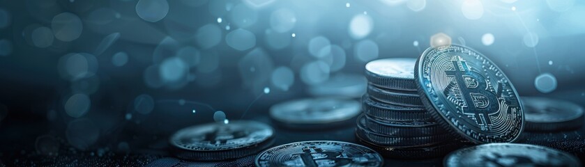 Digital currency exchange, blockchain technology, holographic transactions, futuristic finance