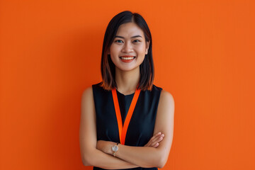 Obraz premium portrait of a woman smiling