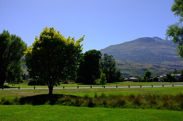 Photo of  The Remarkables in Glenorchy, Otago region, in the South Island of New Zealand.