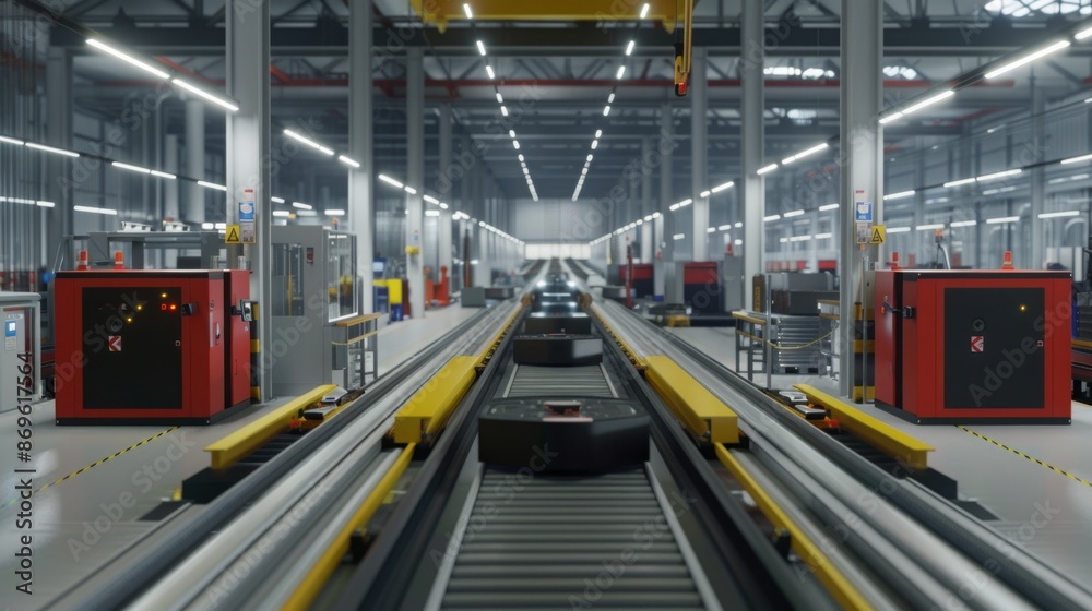 Aufkleber An automated guided vehicle system