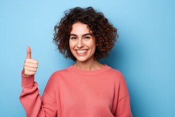 satisfaction and okay sign concept