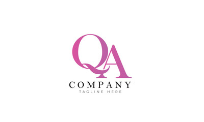 QA logo, Branding logo, Letter logo, Clothing logo