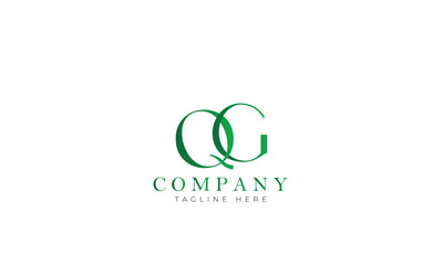QG logo, Branding logo, Letter logo, Clothing logo