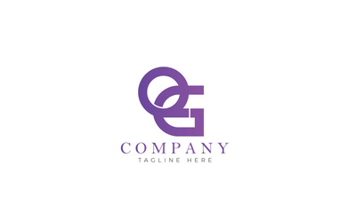 QG logo, Branding logo, Letter logo, Clothing logo