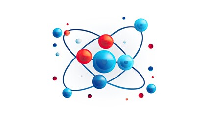 An icon of an atom 