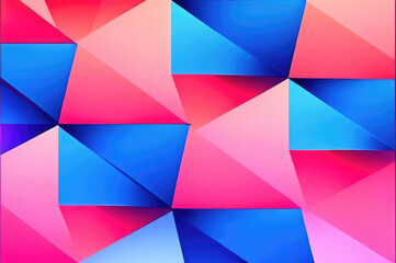 Fototapeta premium Generative AI Colorful Geometric Line Gift Pattern Art, contemporary patterns art, geometric lines, each design offers dynamic geometry and cheerful colors, colorful geometric line pattern art